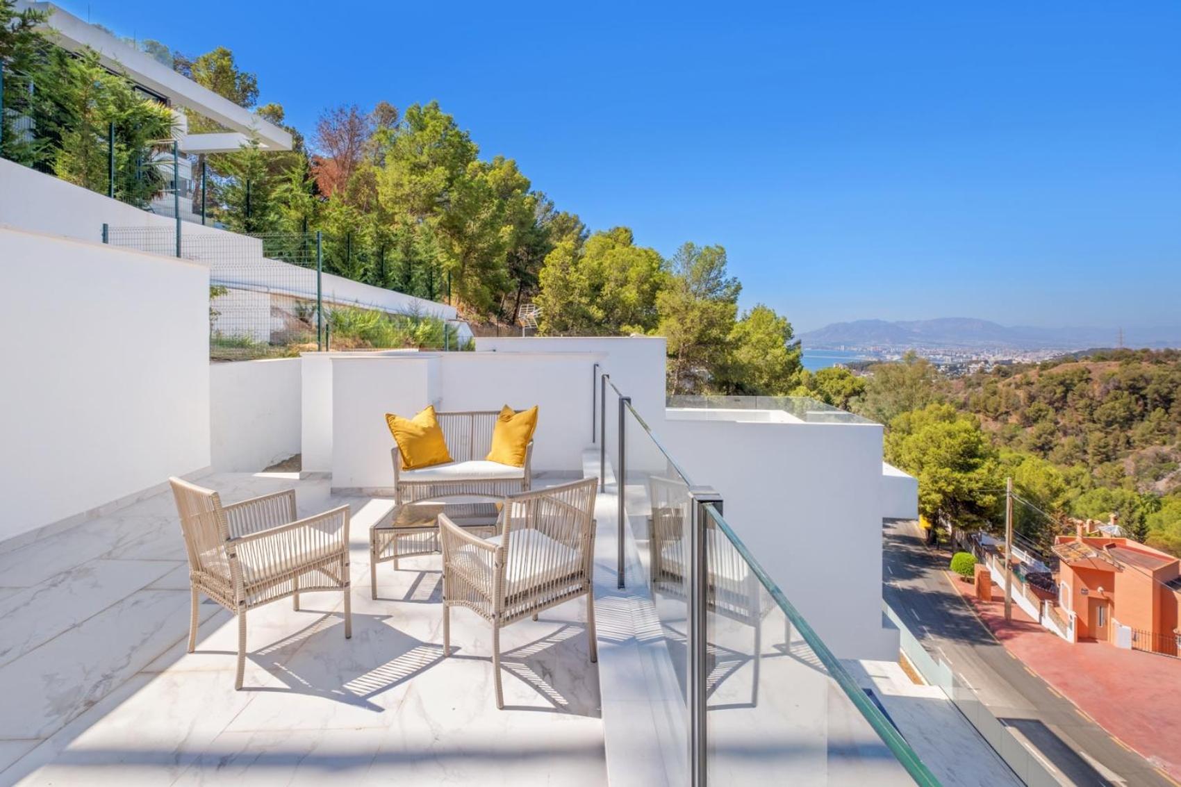 Villas Pinares De San Anton - Sea, City, Mountain, Views Málaga Exterior foto